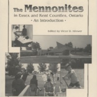 The Mennonites in Essex and Kent Counties, Ontario: An Introduction