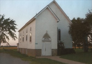 White wooden frame church