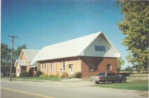 Brick Church with some tree