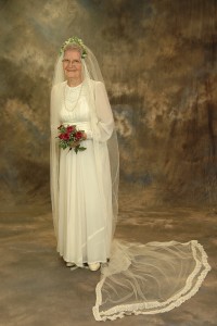 White Gown with Veil