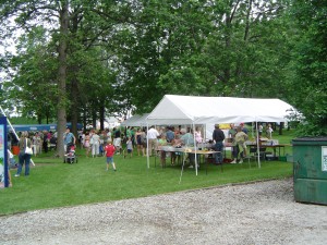 UMEI Park filled with vendors and guests