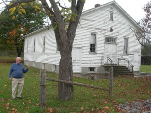 Original Mennonite church building in Markham, Ontario