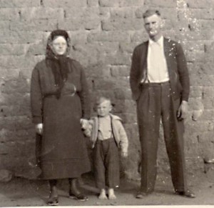 George Friesen's parents. George stands beween them