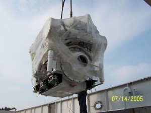 Main Engine Lowered Into ship