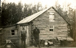 Log cabin Dad and I built, 1934