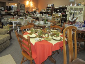 Table with dishes