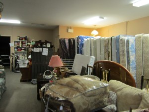 Thrift store interior
