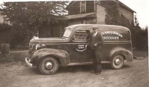 Reverend Derksen's delivery car