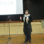 Candace Nast describing the new EKMHA website