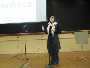 Candace Nast describing the new EKMHA website