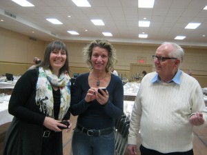 Members of EKMHA's web committiee (L to R): Candace Nast, Carol Sawatzky, Walter Koop