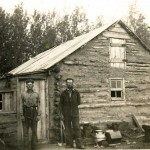 Log cabin Dad and I built, 1934