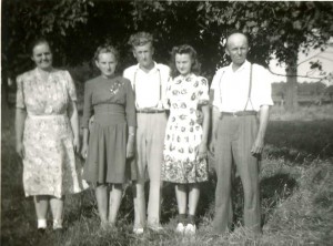 Family. Pelee Island, 1944