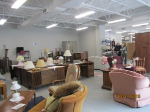 Donated items and furniture for sale