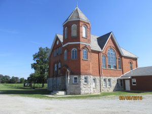 House of Worship red brick church